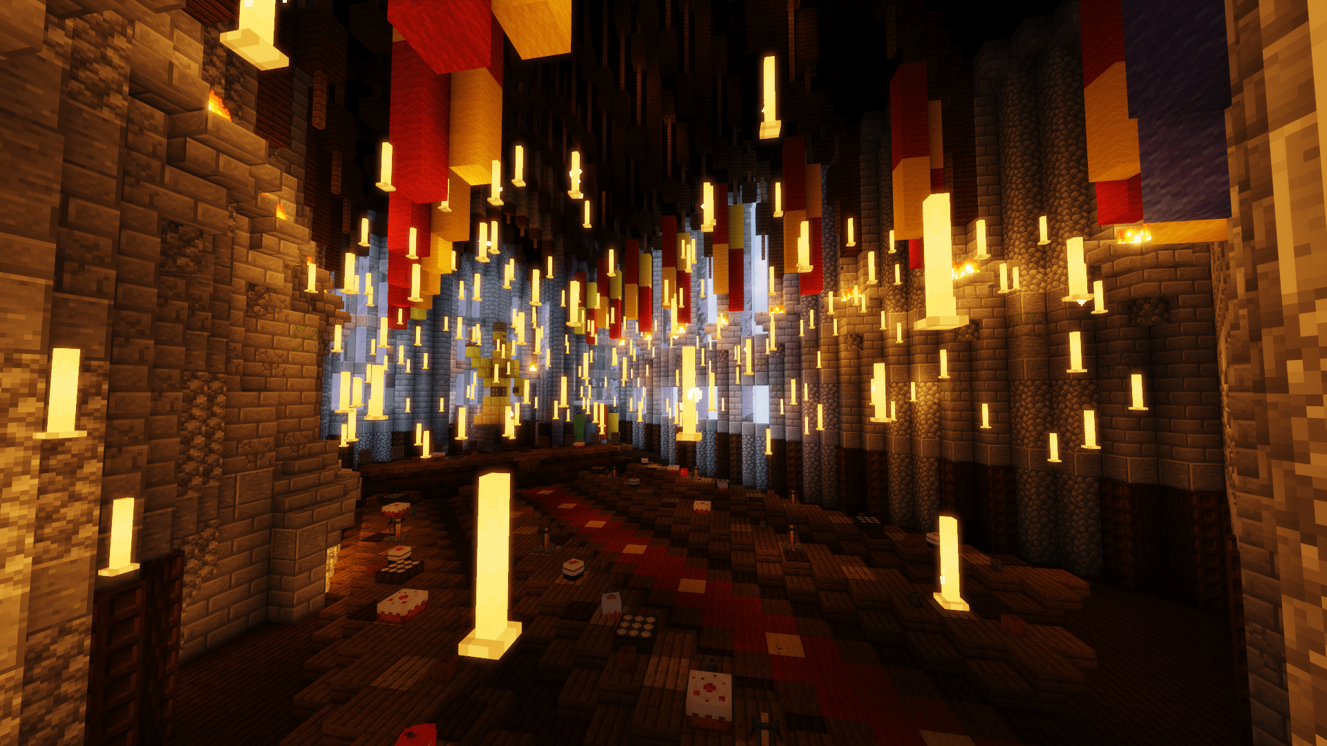 Minecraft hogwarts 2024 great hall